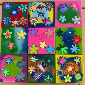 Kids Art NA5: Pop Flowers